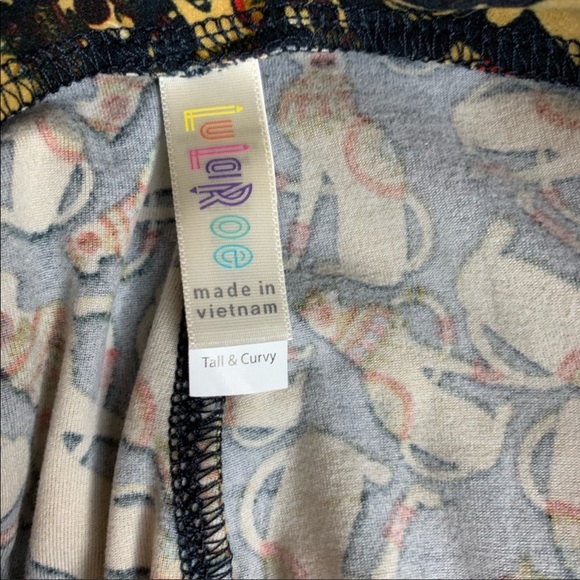 LuLaRoe | Egyptian Cat Leggings, Like New - Picture 2 of 6